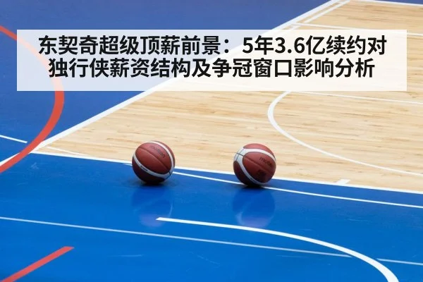 东契奇超级顶薪前景：5年3.6亿续约对独行侠薪资结构及争冠窗口影响分析
